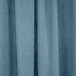 Cortinas - Cortina de linho Melania (turquesa escuro)