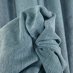 Cortinas - Cortina de linho Melania (turquesa escuro)