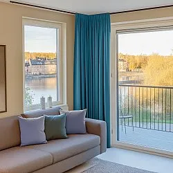 Cortinas - Cortina blackout Octavia (turquesa)