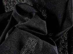 Cortinas - Cortina de algodão Anja (preto)