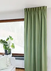 Cortinas - Cortina de algodão Anja (verde)