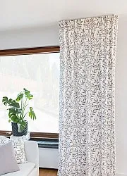Cortinas - Cortina de algodão Katri (cinza)