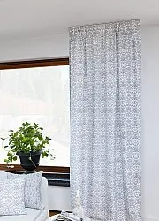 Cortinas - Cortina de algodão Viola (azul)