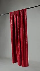 Cortinas - Cortina de veludo Ofelia (vermelho)