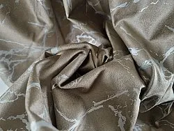 Cortinas - Cortina de veludo Florina (marrom claro)