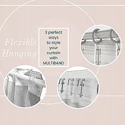 Cortinas - Cortina de renda Capucine (branco)