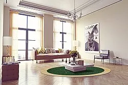 Tapete redondo - Laval (verde)