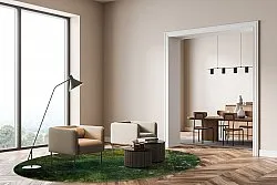 Tapete redondo - Estrada (verde)