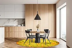 Tapete redondo - Melide (amarelo)