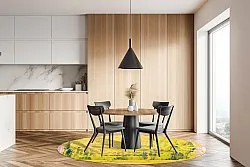 Tapete redondo - Lemos (amarelo)