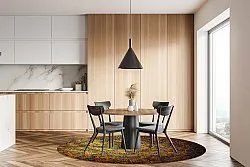 Tapete redondo - Leiria (dourado)