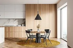 Tapete redondo - Malveira (dourado)