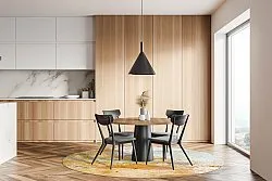 Tapete redondo - Amadora (dourado)