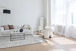 Tapete para interior e exterior - Harvey (cinza)