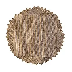 Alcatifa - Almeria Ladrilhos têxteis 24 unid. (castanho às riscas irregulares)