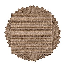 Alcatifa - Almeria Ladrilhos têxteis 24 unid. (castanho às riscas)