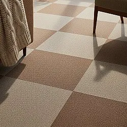 Alcatifa - Almeria Ladrilhos têxteis 24 unid. (marrom)