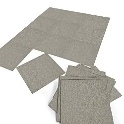 Alcatifa - Almeria Ladrilhos têxteis 24 unid. (cinza)