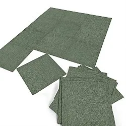 Alcatifa - Almeria Ladrilhos têxteis 24 unid. (verde)