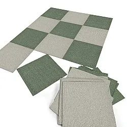 Alcatifa - Almeria Ladrilhos têxteis 24 unid. (verde)