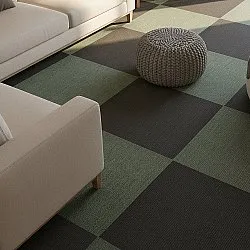 Alcatifa - Almeria Ladrilhos têxteis 24 unid. (preto)