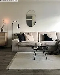 Tapete Wilton - Art Silk (cinza claro/bege)