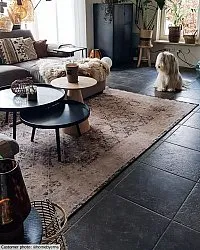 Tapete Wilton - Douz (preto/multicolorido)