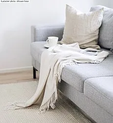 Tapete de lã - Coastal (branco)