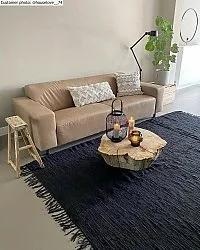 Tapete de retalhos - Silje (preto)