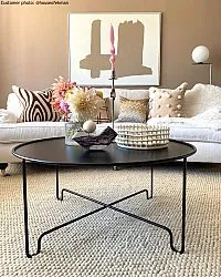 Tapete redondo - Avafors Wool Bubble (bege)