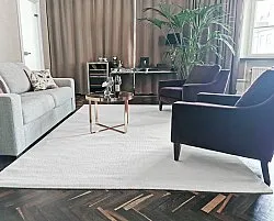 Tapete de lã - Hamilton (branco)