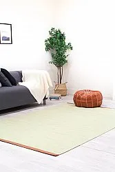 Tapete de lã - Galway (verde claro)