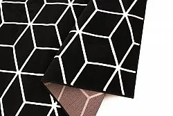 Tapete Wilton - Florence Square (preto)