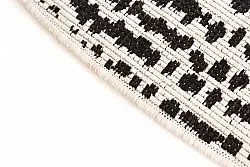 Tapete redondo - Brussels Swirl (preto)