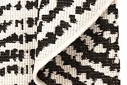 Tapete redondo - Brussels Swirl (preto)