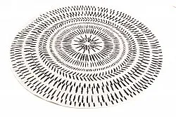 Tapete redondo - Brussels Night (cinza)