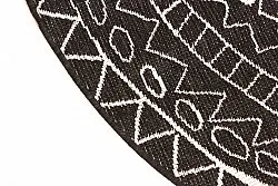 Tapete redondo - Brussels Diamond (preto)