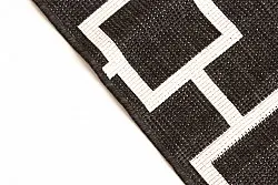 Tapete para interior e exterior - Brussels Silver (preto)