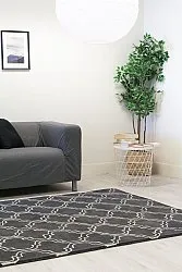 Tapete de lã - Korinth (cinza escuro)