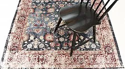 Tapete redondo - Bouhjar (azul escuro/multicolorido)