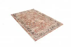 Tapete redondo - Douz (vermelho/multicolorido)