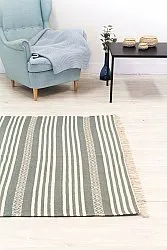 Tapete de retalhos - Ystad (cinza)