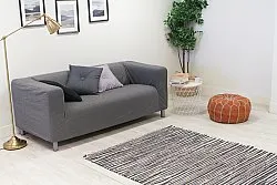 Tapete de retalhos - Tulka (cinza)