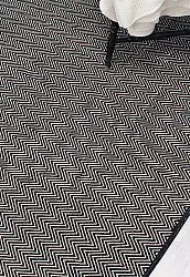 Tapete de retalhos - Marina (preto)