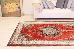 Tapete Wilton - Lice (vermelho/multicolorido)