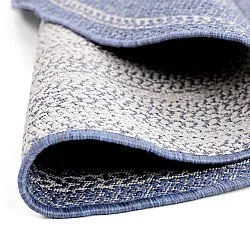 Tapete redondo - Indoor/Outdoor Angus (azul)