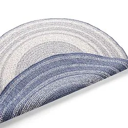 Tapete redondo - Indoor/Outdoor Angus (azul)