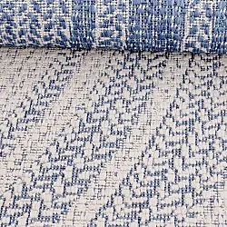 Tapete redondo - Indoor/Outdoor Angus (azul)