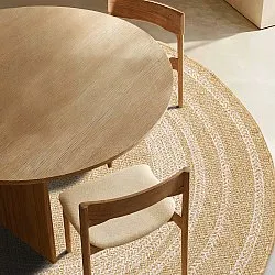 Tapete redondo - Indoor/Outdoor Angus (natureza)