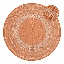 Tapete redondo - Indoor/Outdoor Angus (vermelho)